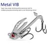 Metal Vib Fishing Lure 2-In-1 Fake Angling Baits Long Throwing Realistic 3D Eyes Fishing Baits For Catfish Bass Trout Vib Tackle