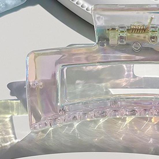 Women Hair Claw Transparent Design Strong Grip Hair Clip Back Head Large Size Hair Organizer Hairstyles Accessories