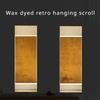 1 свиток для подвешивания из рисовой бумаги в стиле ретро, полуготовый свиток с посыпкой из золота в технике батик, антикварная каллиграфия и создание картин