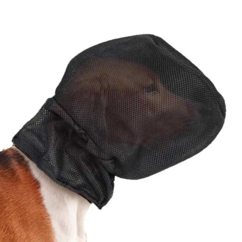 Adjustable Pet Protective Veil Mesh Pet Facial Protection Cover Mosquito Bites Protection Outdoor