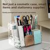 Desktop Multifunctional Pen Holder Student Dormitory Use Compartment Shelf