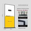 outdoor vertical floor-standing roll-up banner