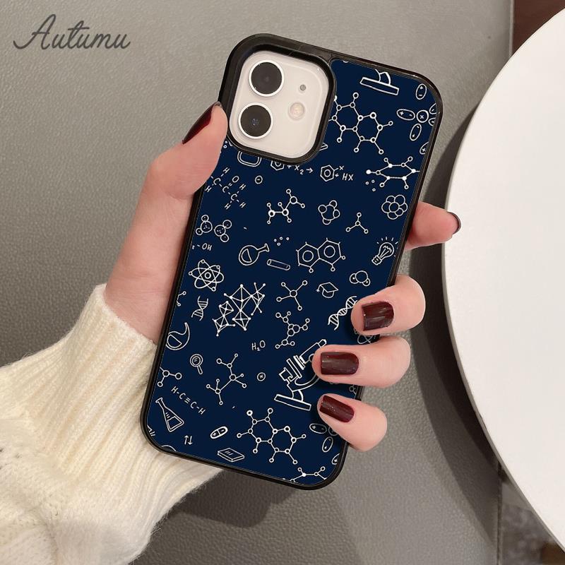Чехол для телефона Биология и Химия для iPhone 17 Air 15 16 16e 11 12 13 14 Pro Max Plus coque Fundas Shell
