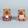 Cute Cartoon Bath Capybara Mini Model Ornament Set For Cute Toy Fans