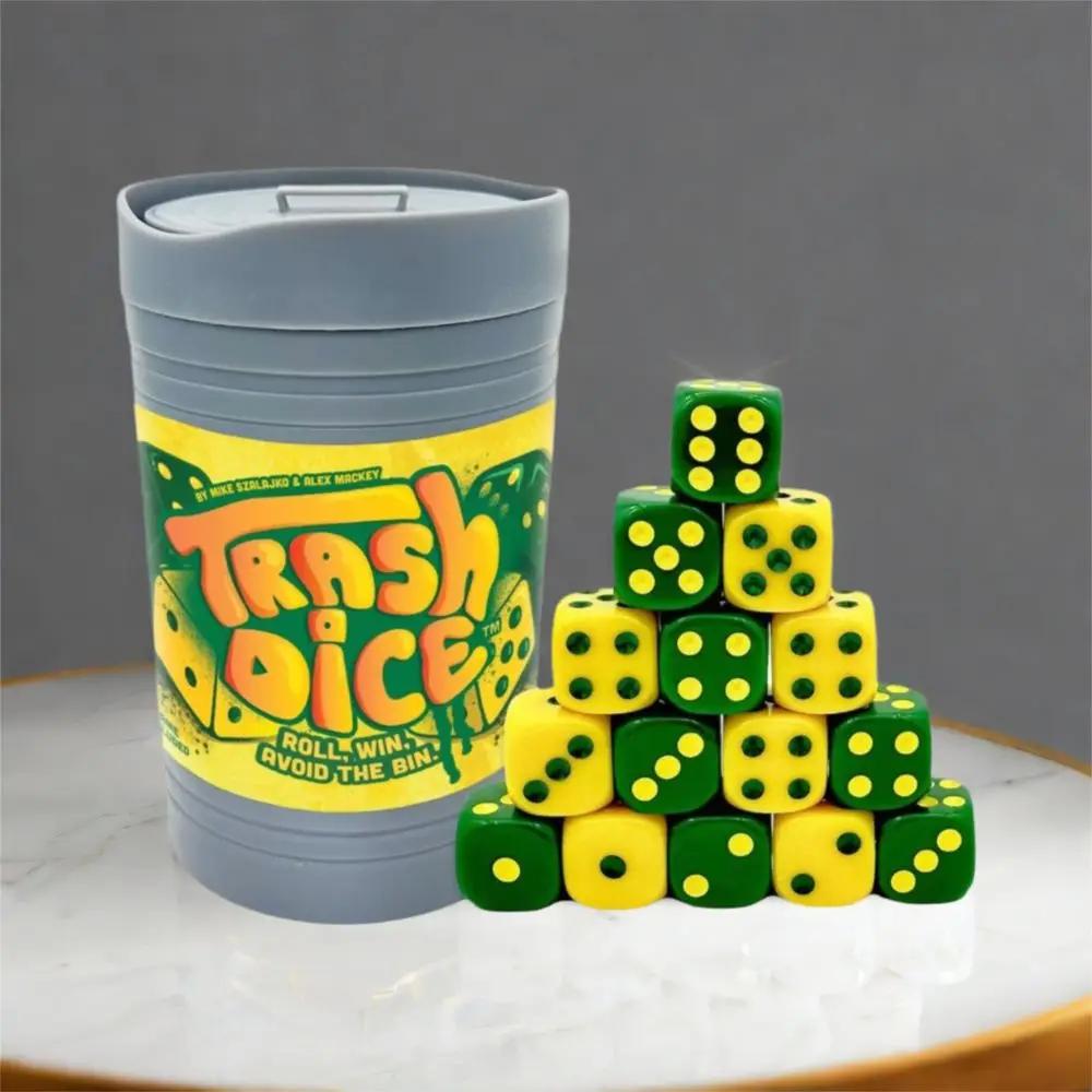 New Fast-Paced Dumpster Dice 2-Player Board and Dice Game Exciting Trash Dice Games Night Family Dice Game Fun for Travel