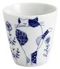 Ceramic Indigo Cup Miu 8×h8cm 13475
