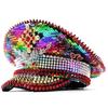 Performances European and American Hot Diamonds with Diamonds Navy Hat Party Carnival Birthday Wedding Big Cap