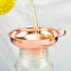 Stainless Steel Canning Funnel Wide Mouth Rose Gold Large Metal Jar Oil Liquid Funnel with Handle Kitchen Dropshipping