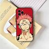 Аниме J-Jujutsu Kaisen Для IPhone 15 16 14 Plus 13 12 11 17 Pro Max 17 Air Черный Мягкий Чехол для Телефона