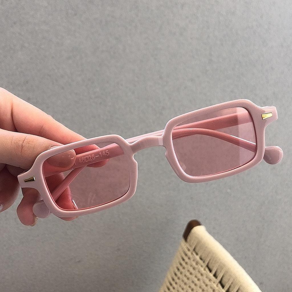 Простые квадратные солнцезащитные очки для мужчин и женщин, ретро очки, летние солнцезащитные очки, пляжные модные очки