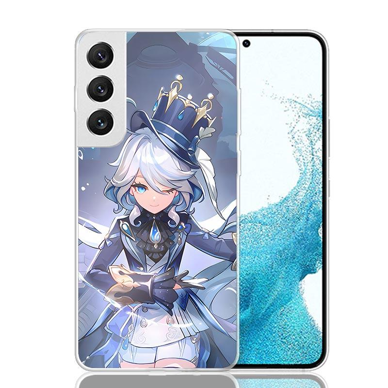 Чехол для телефона Genshin Impact Furina для Samsung Galaxy S26 S25 Edge S24 S23 FE S22 Ultra S21 Plus S20 + Fundas Cover Coque Galaxy S