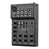 Ammoom AGM05 5-Channel Mini Mixer Mixing Console USB Audio Interface Plug-and-Play +48V Phantom