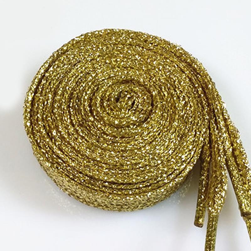 Good Product Men and Women Flat Leisure Waxing Waterproof Shoes LACES Fashionable Glitter Shoelaces