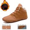 New Winter Barefoot Shoes Men Women Snow Boots Keep Warm Cotton Shoes Outdoor Waterproof Hiking/Climbing Shoes Warm Ankle Boots