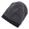 Men's Winter Knitted Hat Velvet Thick Warm Wool Hat Windproof Sleeve Cap for Riding