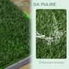 Dog Toilet with Fake Grass, Replacement Grass and Bottom Tray, 67x41cm