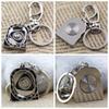 Mechanical Spinning Rotor Keychain High Playability Auto Parts Model Keychain  Key Ornament