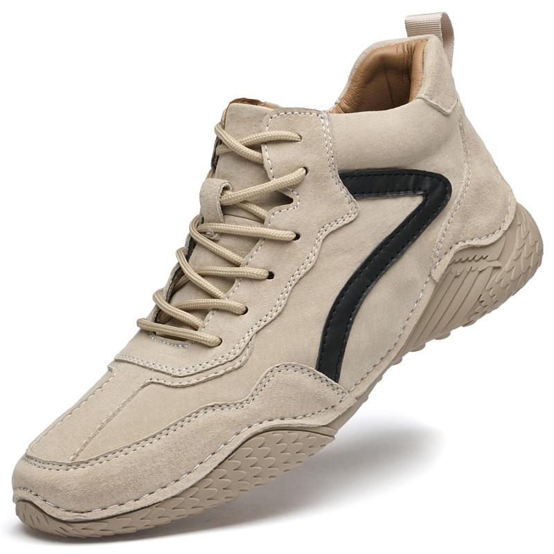 Ботинки из натуральной кожи большого размера, мужская обувь, осенне-зимние удобные ботильоны для мужчин, повседневная обувь