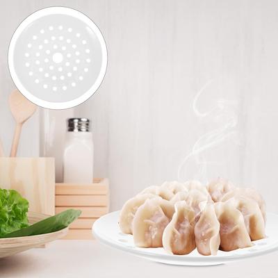 Универсальная керамическая пароварка Yardwe – Многодырчатый поднос для варки пельменей, Фарфоровая пароварка пищевого класса для рыбы, булочек и кухонного приготовления