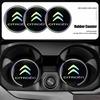 FFEC7 2Pcs Rubber Car Coaster Buffer Anti Noise Mat Cushion For Citroen Celysee C6 C3 C5 C1 C2 Aircross Picasso Cactus Berlingo Saxo