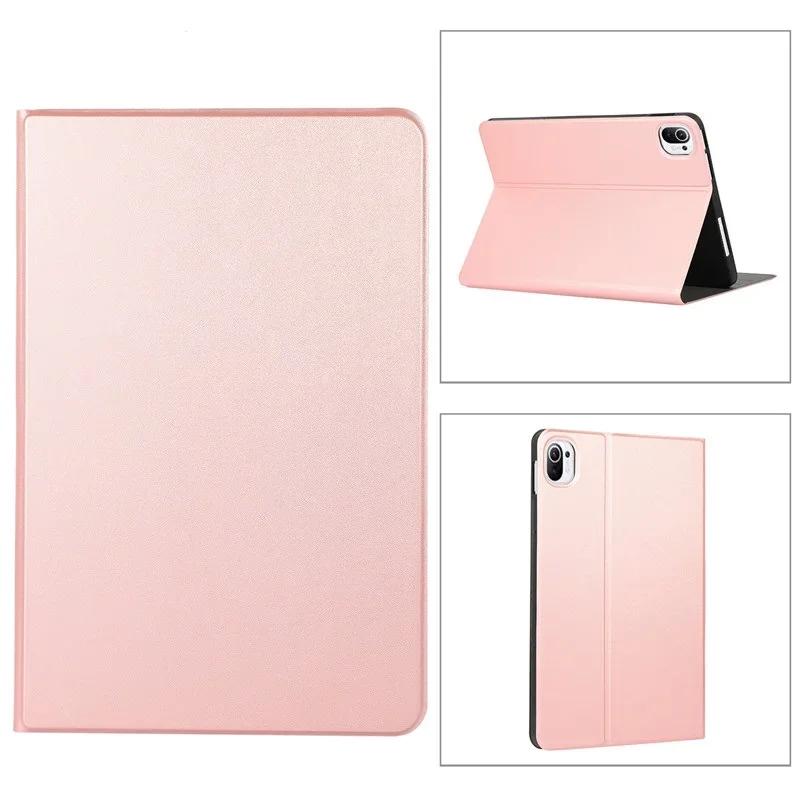 For Xiaomi Mipad 5 Case 2021 Folding Tablet Cover Shell For Mipad 5 Pro Case 11 inch Tablet Etui Folio Cover PU Leather Funda