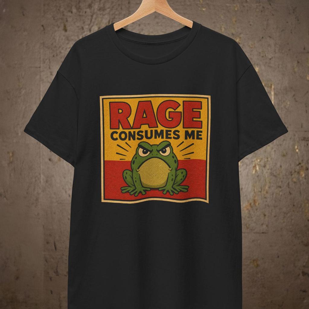 RAGE CONSUMES ME // Vintage Frog Tee