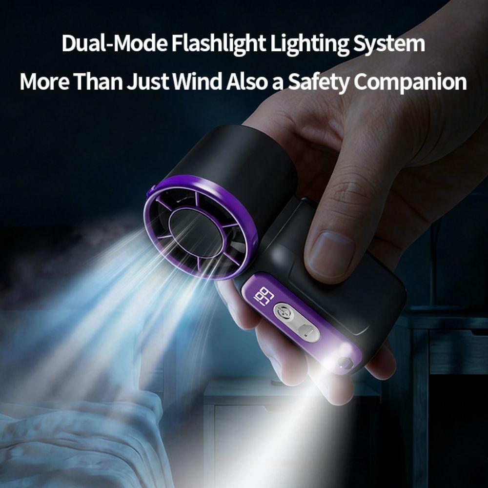 Powerful Wind Super Mini Handheld Fan USB Rechargeable Turbo Fan New Handheld Turbo Fan Summer