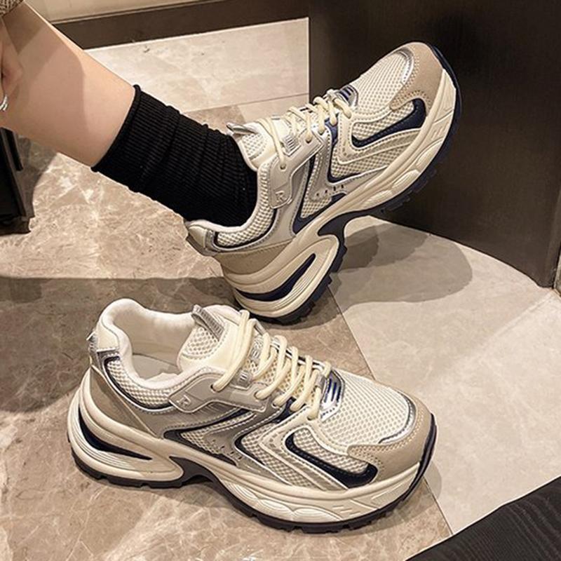 Women's Retro Dad Shoes Outdoor Running Sports Shoes Breathable Casual Sneakers Women Sneakers Casual Platform Shoes Trainers