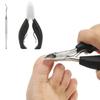 Профессиональные кусачки для ногтей на ногах, кусачки, инструмент для вросшего ногтя, толстый ноготь, омертвевшая кожа, инструмент для удаления грязи, ультра-острый изогнутый лезвие для ногтей