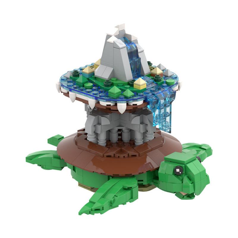 Конструктор MOC Черепаха - Креативная Строительная Игрушка для Мальчиков, Идеальный Подарок на Рождество