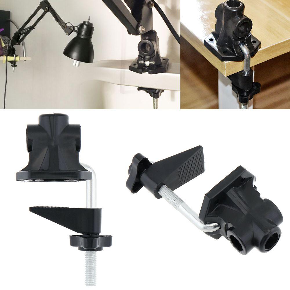 Adjustable Camera Flash Holder Accessories Bracket Clamp Desk Lamp Clip Mic Clamps Fixed Metal Clip