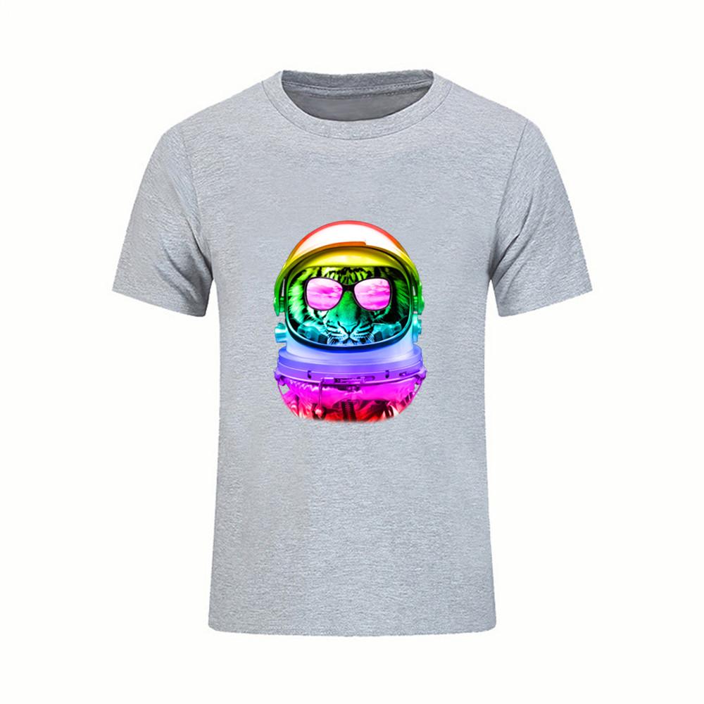 Men S T Shirt Fashion White Black 3D Print Cool Space Male T Shirt 100