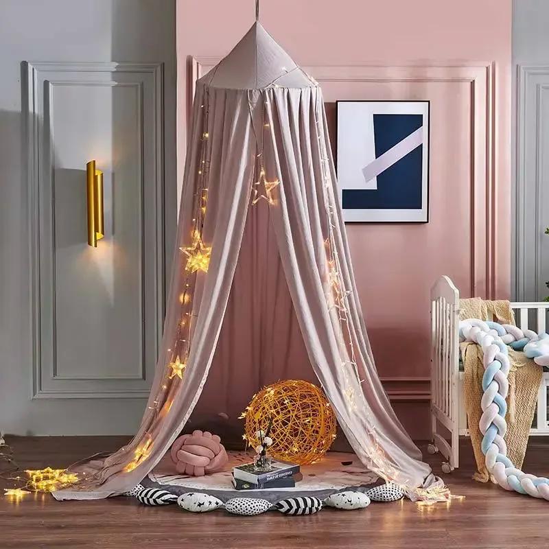 Kids Mosquito Net Baby Crib Curtain Girl Princess Hanging Bed Canopy Home Decoration Living Corner Play Reading Nook Room Decor