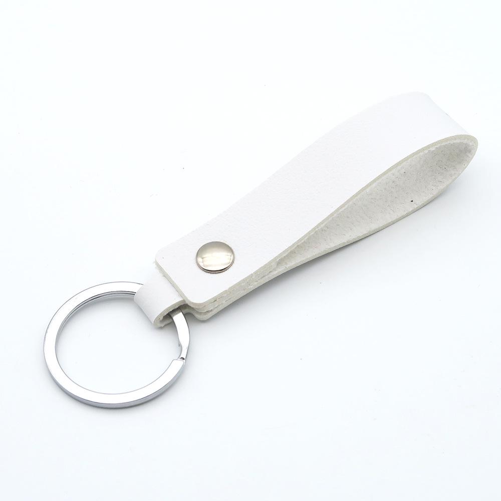 Брелок из ПУ кожи с тисненым логотипом - Простой кулон для автомобильного ключа