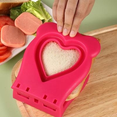 Резак для сэндвичей Uncrustables с устройством для запечатывания сэндвичей в форме сердца без корочки Кухонные принадлежности