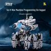 Kuaizhe T1116 Набор для сборки робота-воина в стиле Sci-Fi - Совместим с Lego, Программируемая развивающая игрушка для детей.