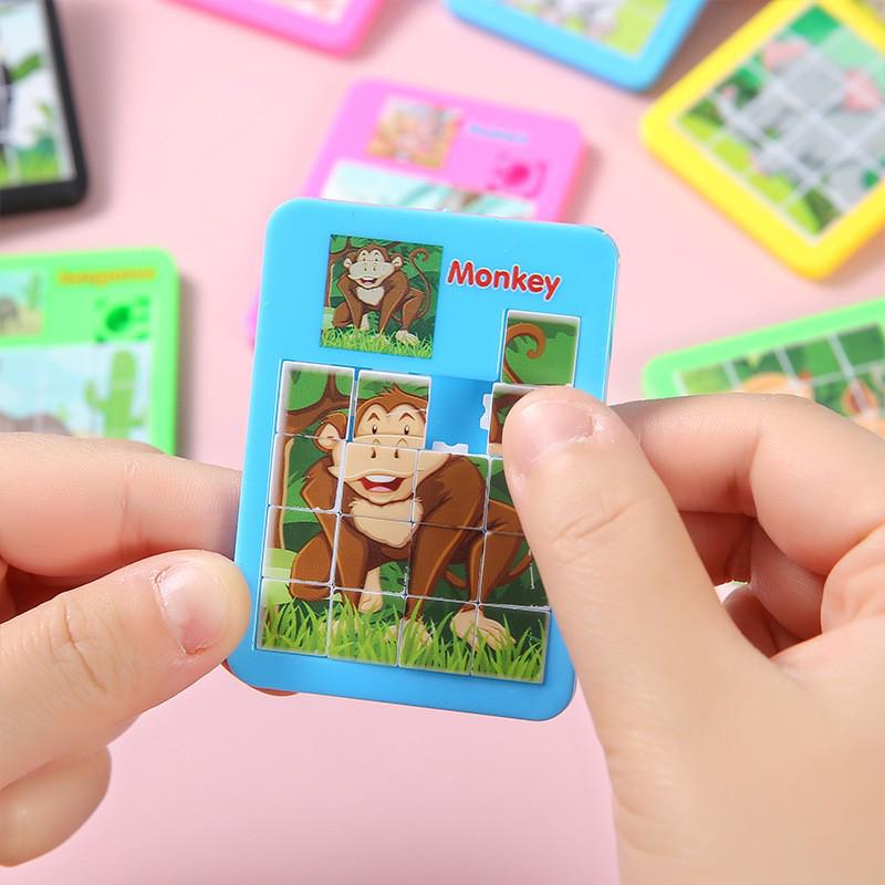 Игра-головоломка Хуаронг Дао с животными для детей – Ностальгический подарок к школе для мальчиков начальной школы и детского сада
