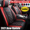 Cheap Luxury Upgrade PU Leather Full Front Seat Cover Waterproof Durable Breathable Universal Protector Front Seat Cushion Pad