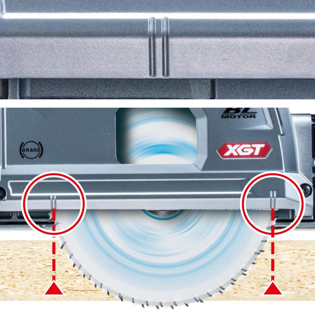 Аккумуляторная погружная дисковая пила Makita 165 мм, 40 В макс. Основной блок и зарядное устройство продаются отдельно, только SP001GZ/аккумулятор
