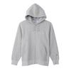 Champion Long Sleeve Zip Hooded Sweatshirt with Embroidered Oxford Size L Men's Fleece-Lined Logo, Gray, (C3-W106Z)