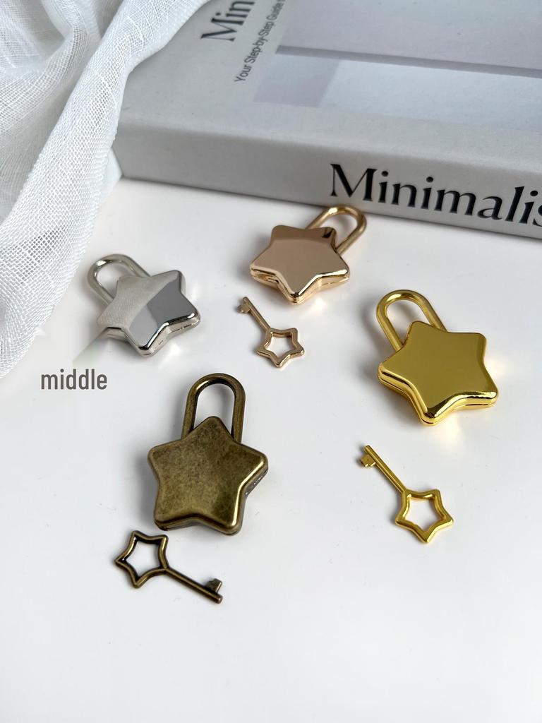 Замок-сердечко с ключами - Мини-замок для шкафчика в общежитии/сумки для головы