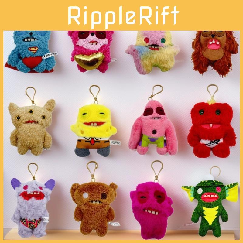 Fuggler Big Teeth Monster Plush Keychain With Cartoon Design For Kids And Gift Use