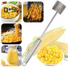 1/2 шт. Кукурузоочиститель из нержавеющей стали, инструмент для очистки кукурузных початков, молотилка для удаления зерен, эргономичная ручка, легко моется, помощник на кухне