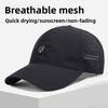 Mens Summer Baseball Cap With Sunshade Brim In Durable Polyester For Outdoor Use