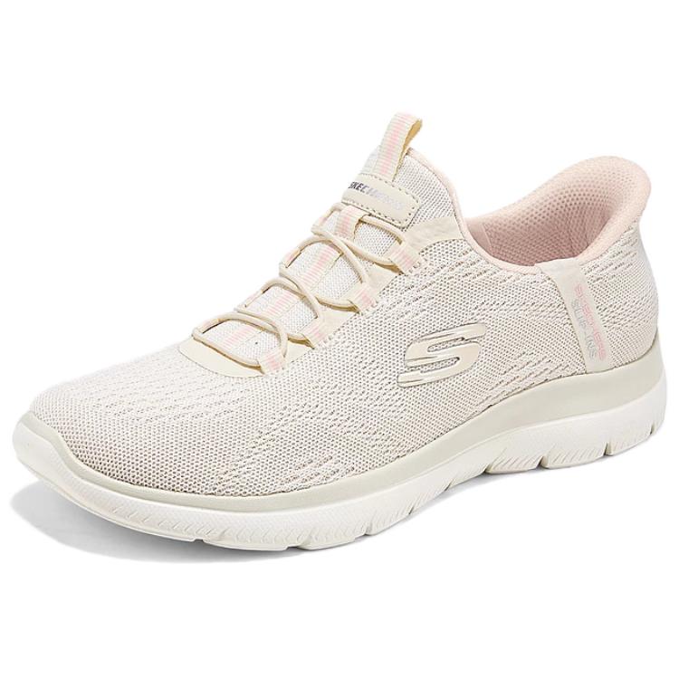 Skechers Summits Износостойкие Низкие Повседневные Туфли Женские Бежевые 150284-NAT