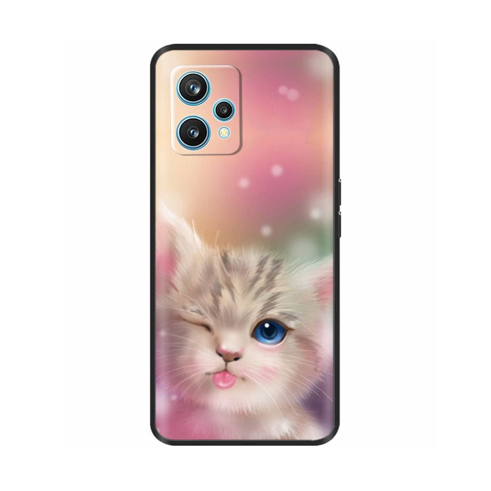 Чехол для Realme 9 Обложка Милые Растения Мультяшные Чехлы для OPPO Realme 9 4G RMX3521 Realme9 Чехол для Телефона Мягкий Силикон fundas coque