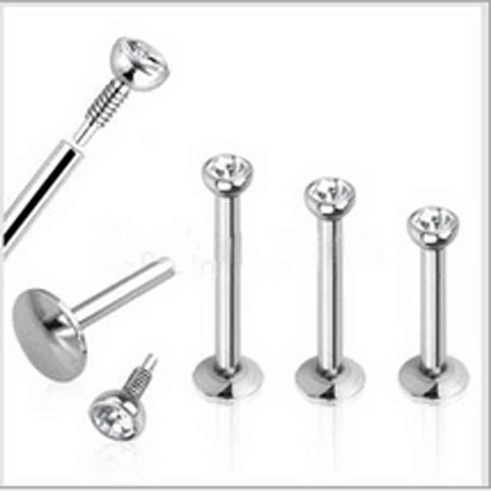 Хорошие украшения для тела Монро Трагус антиаллергенный губной лабрет кольцо 316L хирургическая сталь гвоздики пирсинг циркон мода 1 шт