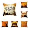 Pumpkin Halloween Theme Pillow Cover Sofa Cushion Cover Holiday Gift Party Decoration Home Decor