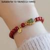 Square Sugar Lotus Hotan Bracelet Apricot Beaded Bracelet Hetan Jasper Bracelet  Anniversary