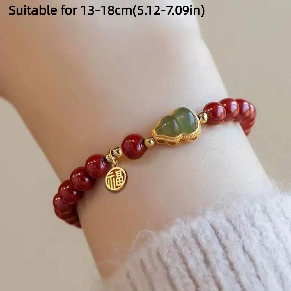Square Sugar Lotus Hotan Bracelet Apricot Beaded Bracelet Hetan Jasper Bracelet Anniversary